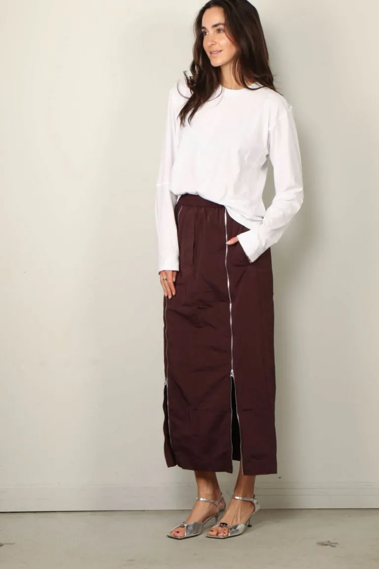 6397 Shirt - Coverstitch Long Sleeve T - White