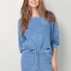 Suzie Kondi Sweater - Samos Oversize Sweatshirt Terry - French Blue