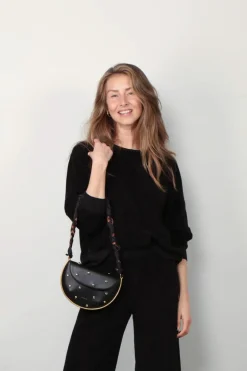 Suzie Kondi Sweater - Samos Oversize Sweatshirt Terry - Black