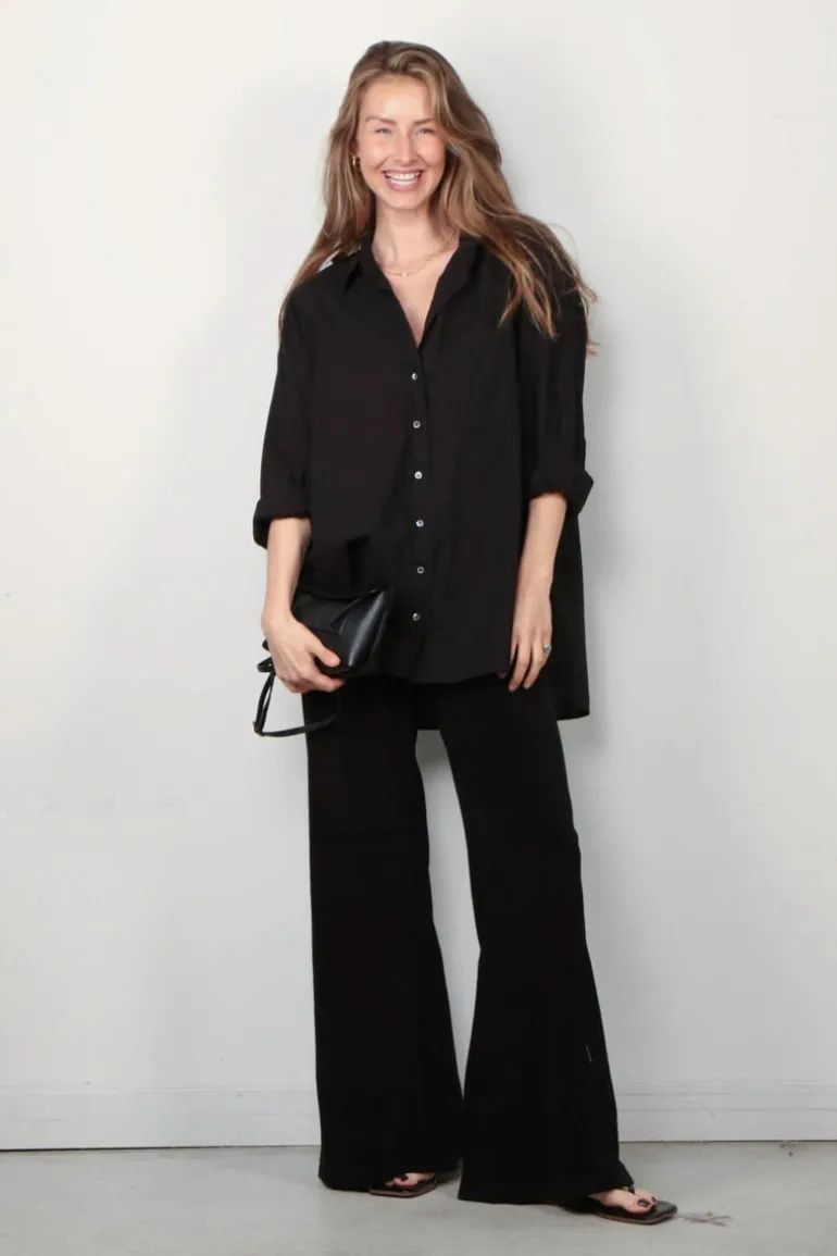 Suzie Kondi Broek - Zephyra FlareTerry - Black