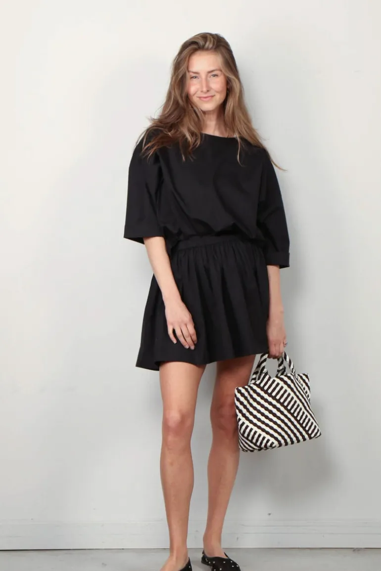 Suzie Kondi Top - Saria Solid Cotton Poplin - Black