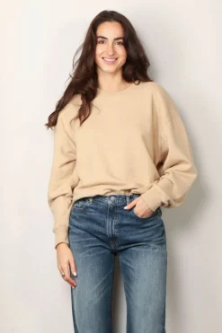 6397 Sweatshirt - Deb sweatshirt - Nude chalk