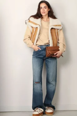 6397 Sweatshirt - Deb sweatshirt - Nude chalk