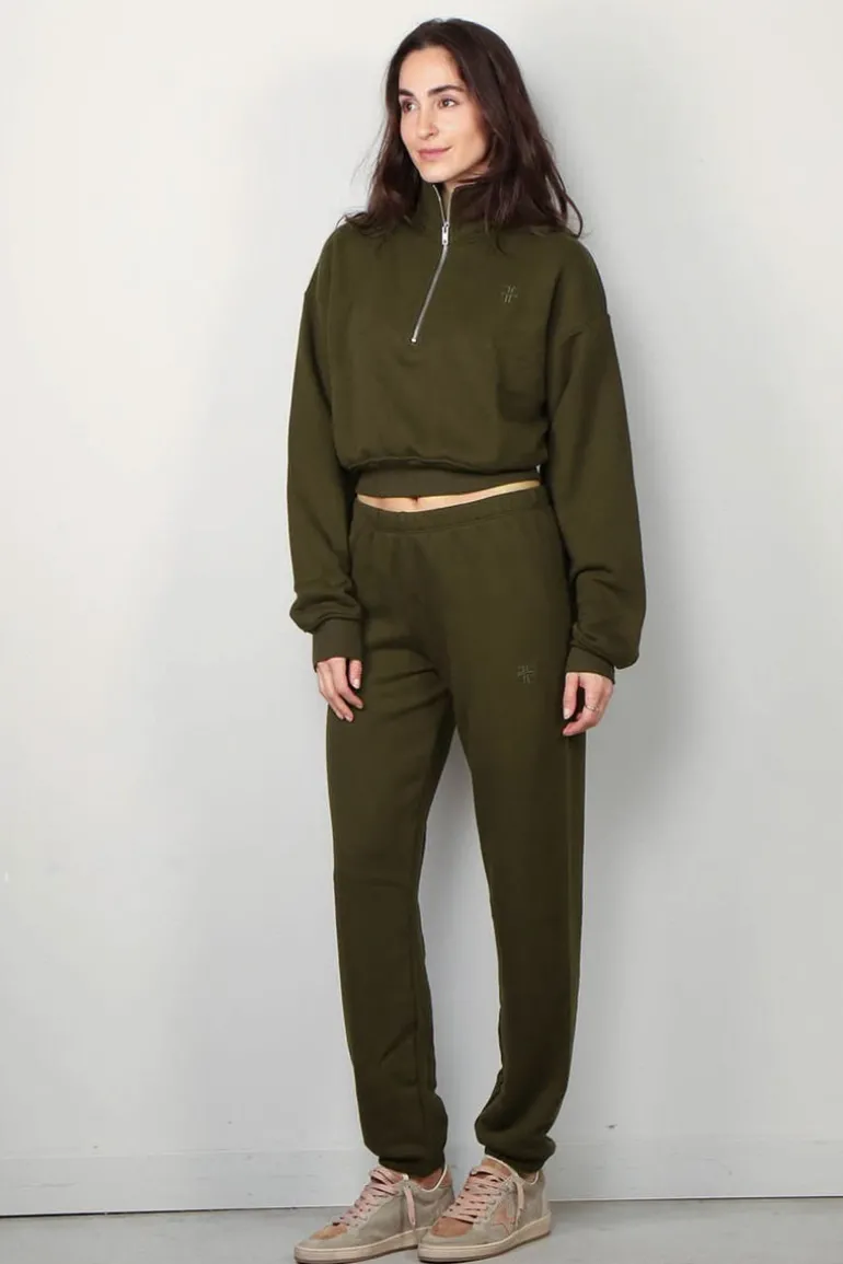 Éterne Broek - Classic Sweatpant - Moss