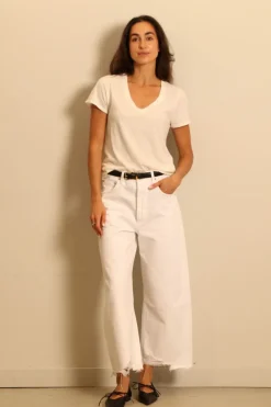 Éterne T-shirt - V Neck T - Ivory