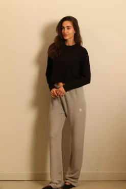 Éterne jogging - STRAIGHT LEG SWEATPANT - heather grey