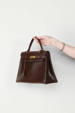 The Collectives Tas - Hermes Kelly 32cm - Brown
