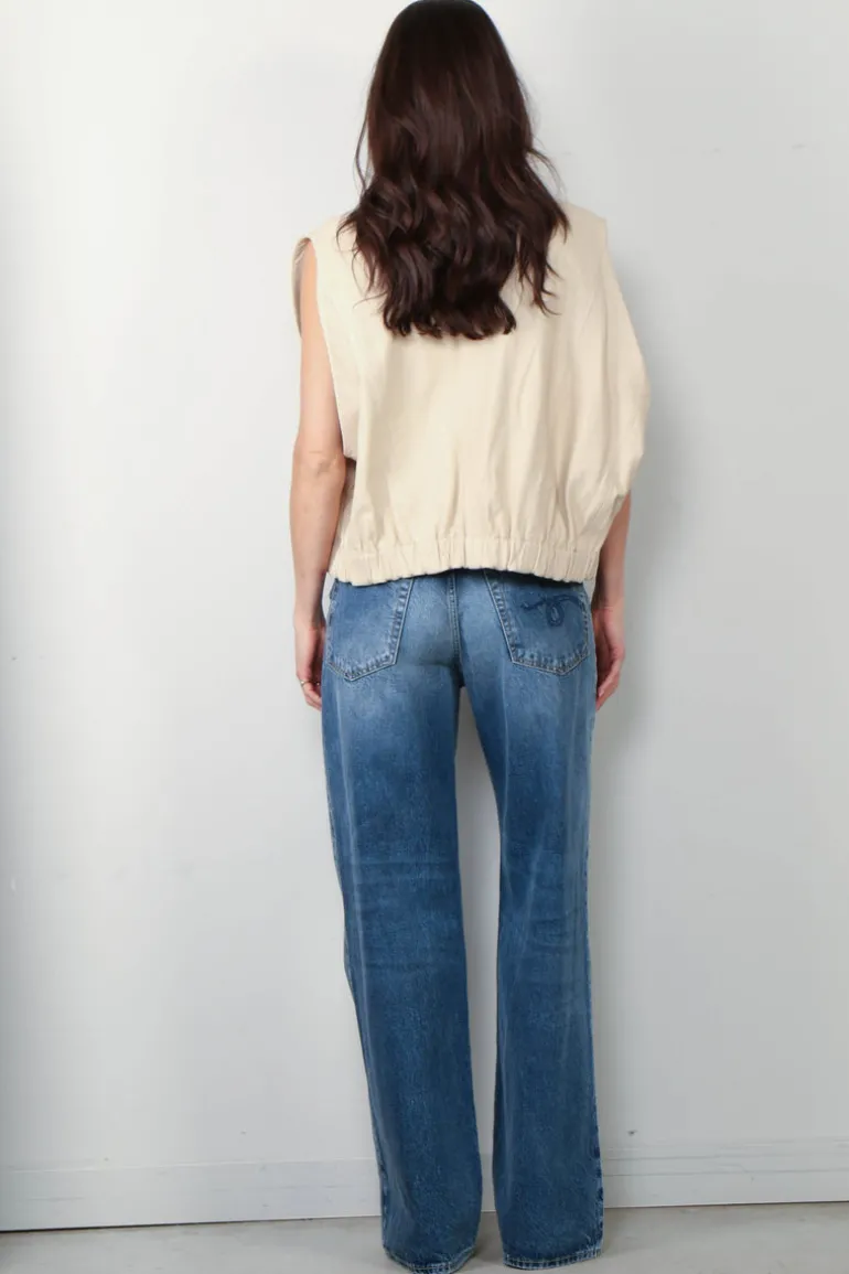 The Collectives Top - LouLou Studio Leather - Beige