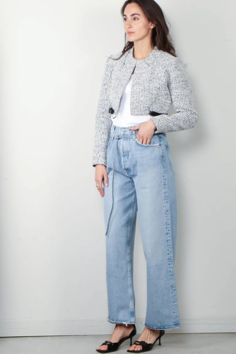 The Collectives Jacket - Coperni Knitted Cropped Jacket