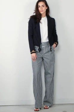 The Collectives Blazer - Balenciaga Cropped - Blue