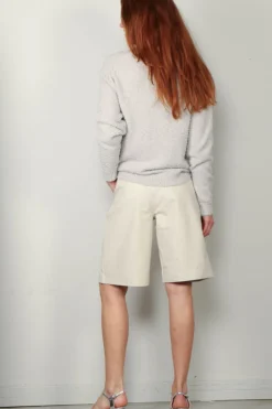 Tibi Trui - Serviette Crewneck Easy Pullover - Grey