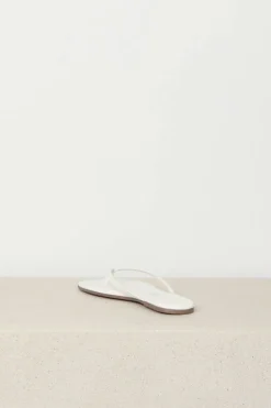 TKEES Slippers - Square Toe Lily - Cream