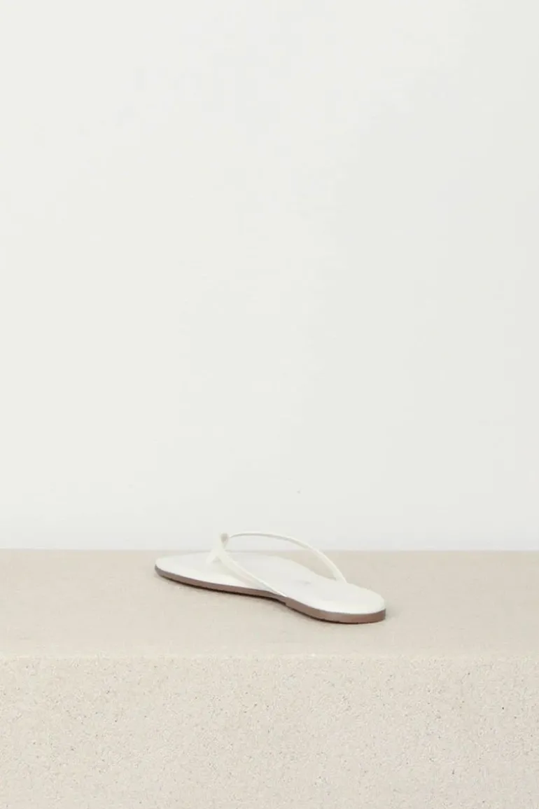 TKEES Slippers - Square Toe Lily - Cream