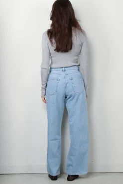 6397 Top - Skinny crew - Silver