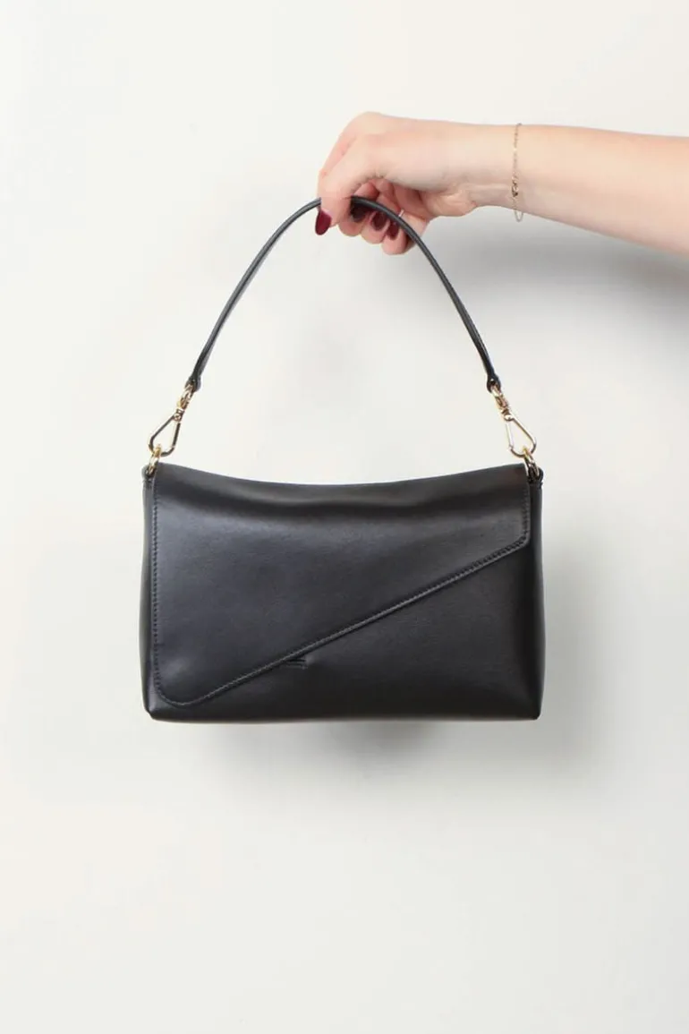 Wandler Tas - Oscar Baguette Crossbody - Black