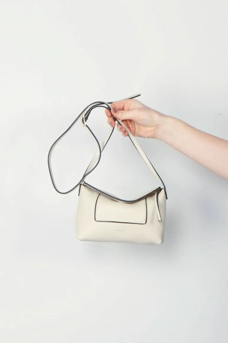 Wandler Tas - Penelope Slouch Mini - Beige crust