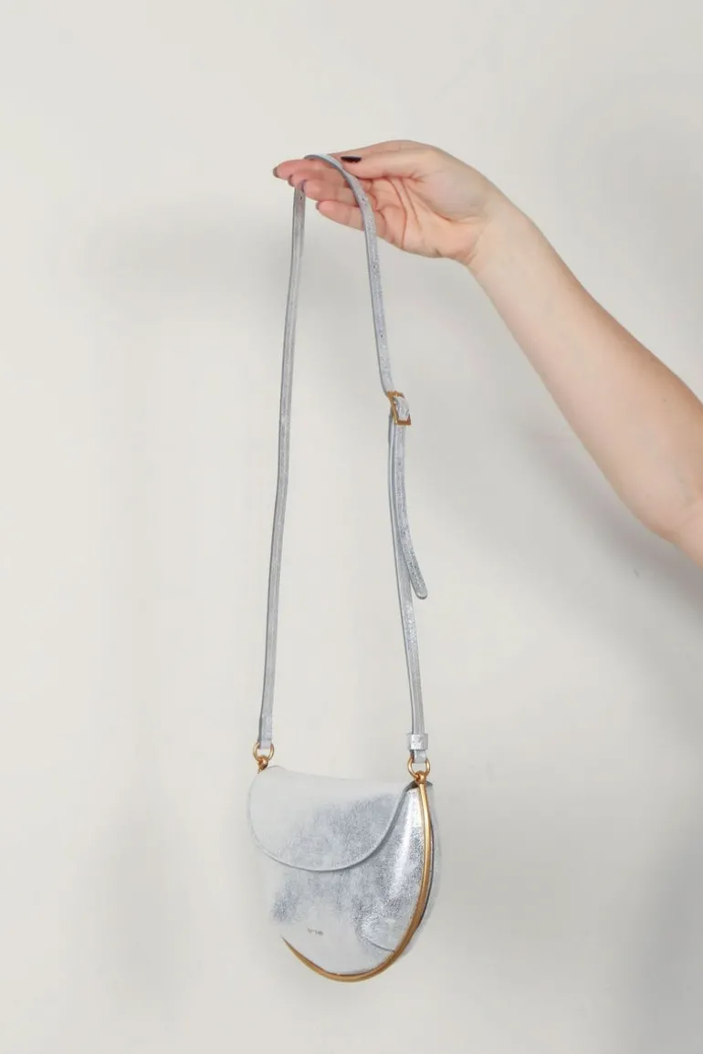 Wandler Tas - Kate Mini Crossbody - Silver