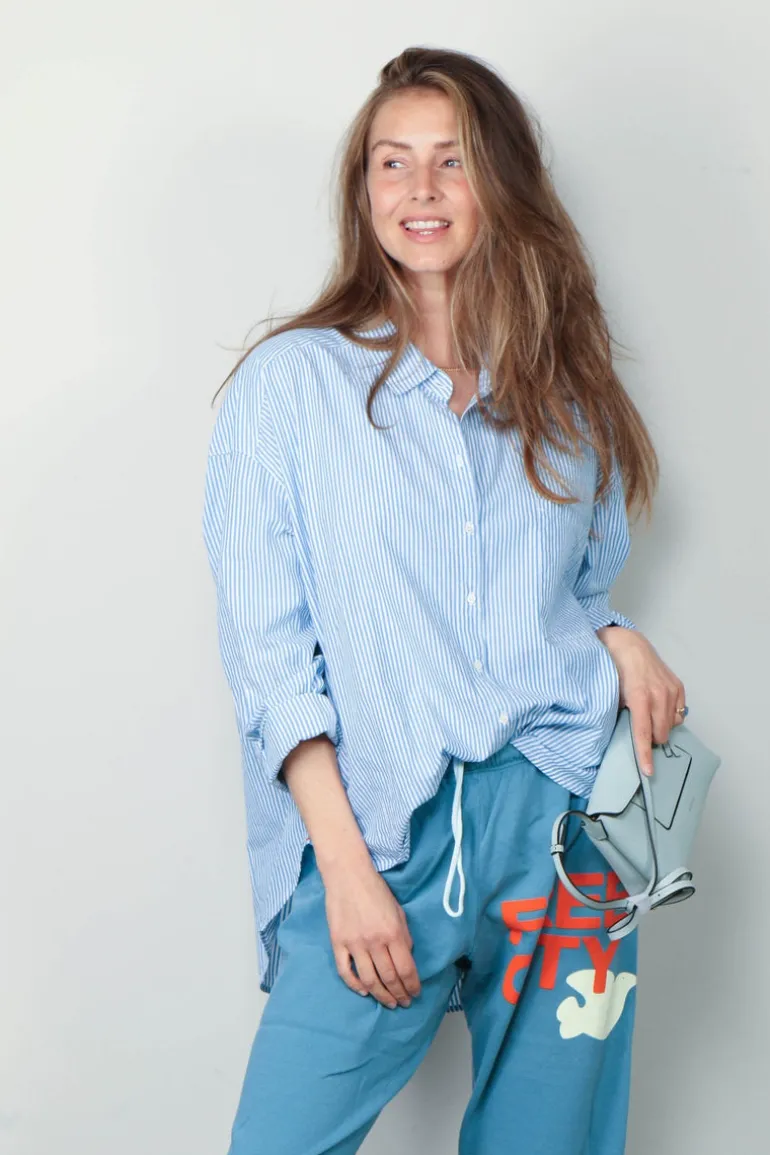 Xirena Blouse - Jordy - Myrtle Blue