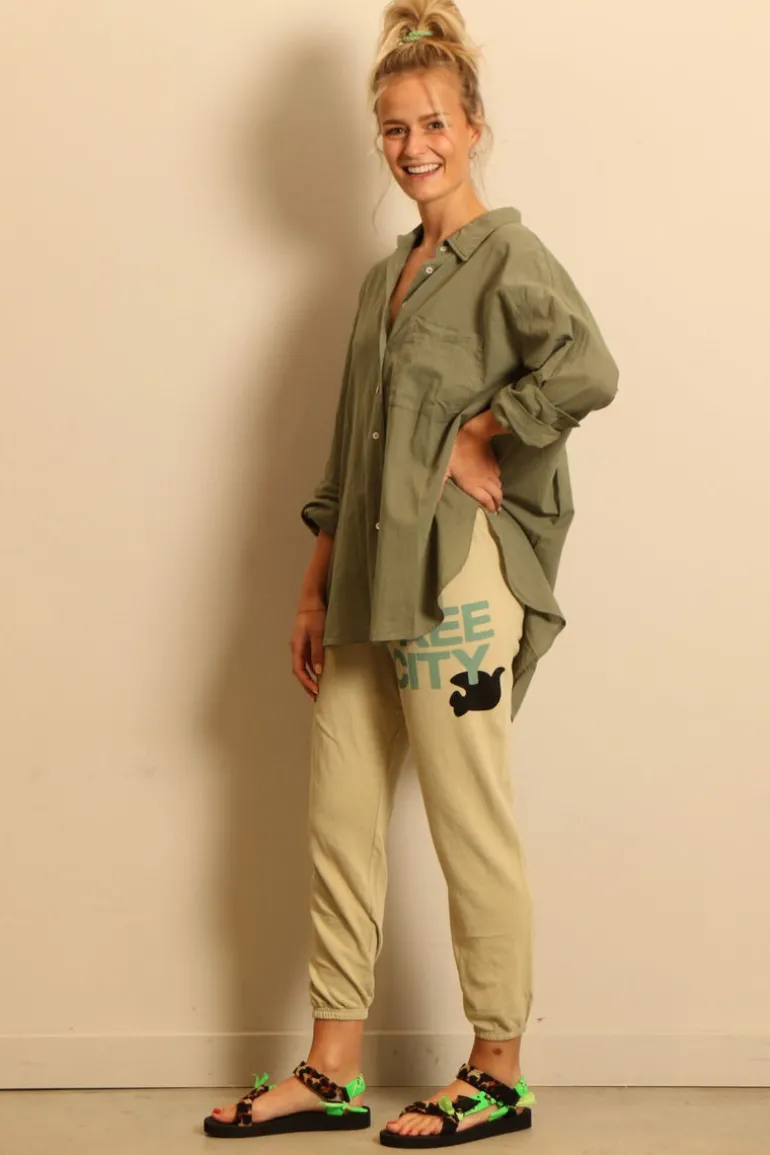 Xirena Blouse - Sydney - Green army