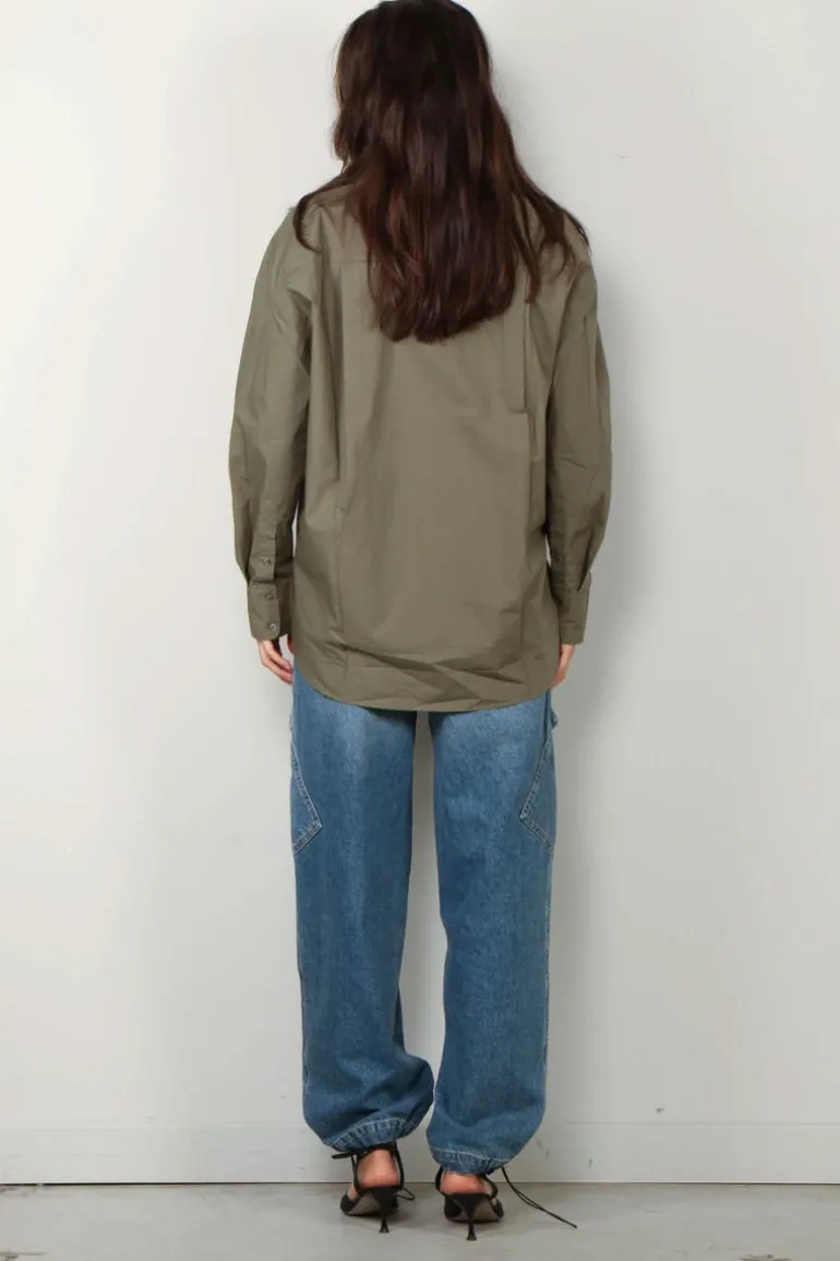 Xirena Blouse - X5AVC006 Sydney - Army green