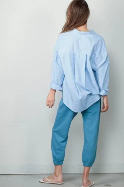 Xirena Blouse - Jordy - Myrtle Blue