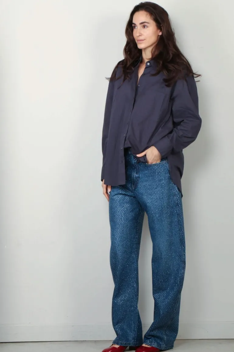 Xirena Blouse - Sydney - Cinder Blue