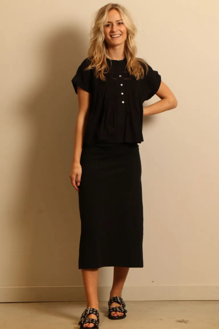 Xirena Top - Louelle - Black