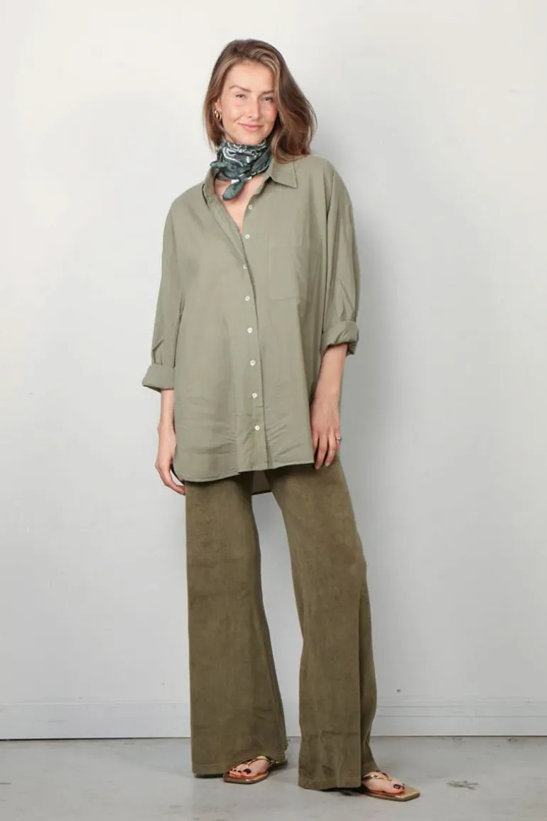 Xirena Blouse - Sydney - Dark Seagrass