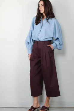Xirena Blouse - Damien - Dusty Blue